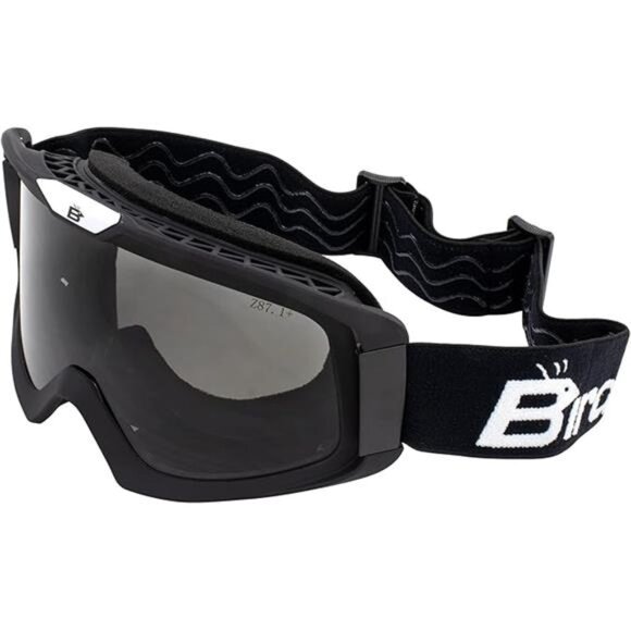 OTG Motorcycle Goggles Fit Over Glasses ATV Riding Padded UV Protection Black - Picture 7 of 7
